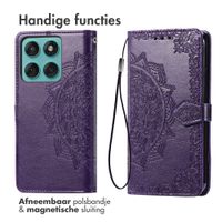 imoshion Mandala Bookcase Motorola Edge 60 Pro - Paars