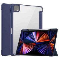 imoshion Trifold Hardcase Bookcase Apple iPad Pro 12.9 (2018/2020/2021/2022) - Donkerblauw