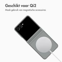 Accezz Color Backcover met MagSafe en Ringstand Samsung Galaxy Z Flip 8 - Grijs