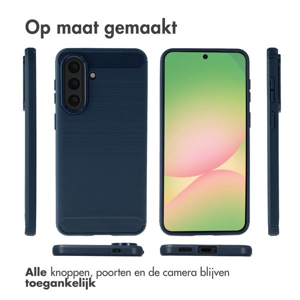 imoshion Brushed Backcover Samsung Galaxy A57 (5G) - Blauw