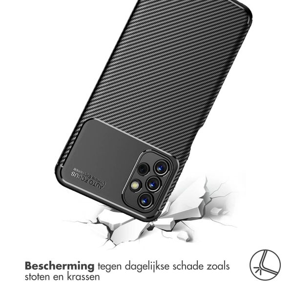 imoshion Carbon Softcase Backcover Samsung Galaxy A13 4G - Zwart