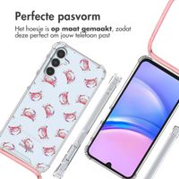 imoshion Design hoesje met koord Samsung Galaxy A15 (5G/4G) - Crab Watercolor