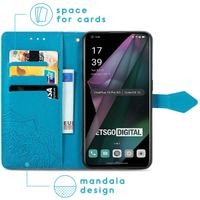 imoshion Mandala Bookcase OnePlus 10 Pro - Turquoise