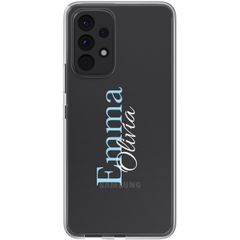 Hoesje met eigen foto en/of tekst Samsung Galaxy A53 - Naam