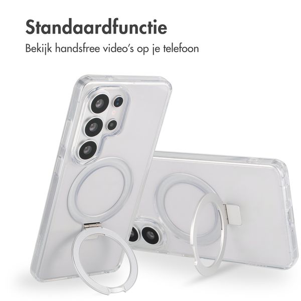 Accezz Ring Stand Backcover met MagSafe Samsung Galaxy S26 Ultra - Transparant