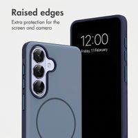 imoshion Colour Back Cover with Thin MagSafe Ring Samsung Galaxy S26 - Dark Blue