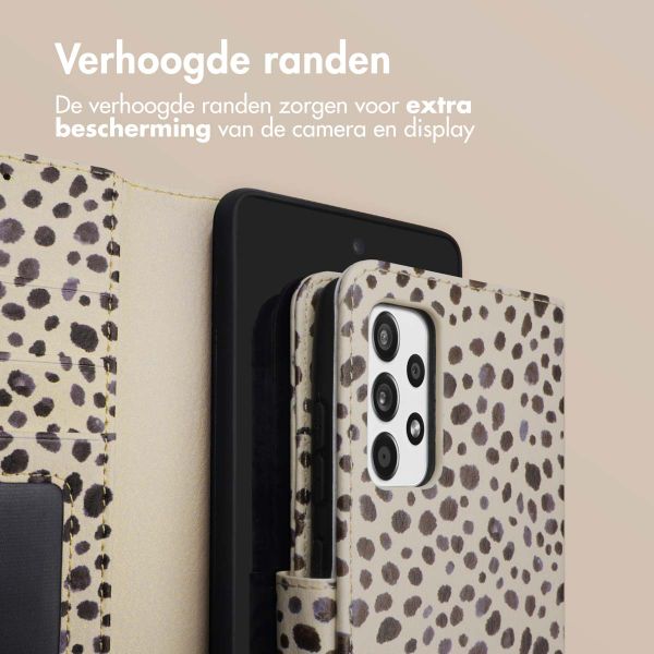 imoshion Design Bookcase Samsung Galaxy A52(s) (5G/4G) - Black And White Dots