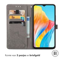 imoshion Mandala Bookcase Oppo A18 / Oppo A38 - Grijs