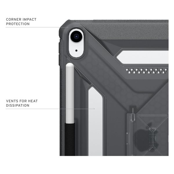 UAG Scout Bookcase Apple iPad 11 (2025) 11 inch A16 / iPad 10 (2022) 10.9 inch - Ash