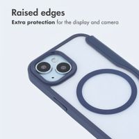 imoshion Transparent Bookcase with MagSafe Apple iPhone 15 - Blue