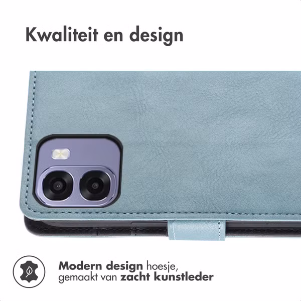 imoshion Luxe Bookcase Oppo A6x (4G/5G) - Lichtblauw