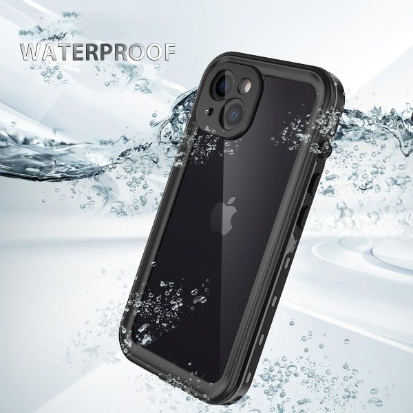 Redpepper Dot Plus Waterproof Backcover Apple iPhone 13 - Zwart
