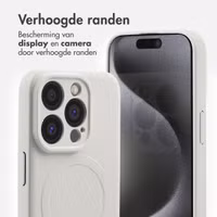 imoshion Color Backcover met MagSafe Apple iPhone 15 Pro - Beige