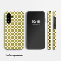 Selencia Vivid Backcover Samsung Galaxy A18 (4G) / A17 (4G/5G) - Check This Olive