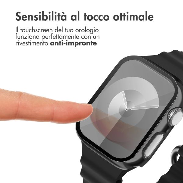 imoshion Full Cover Shiny Hardcase Apple Watch 4 / 5 / 6 / SE - 40 mm - Zwart