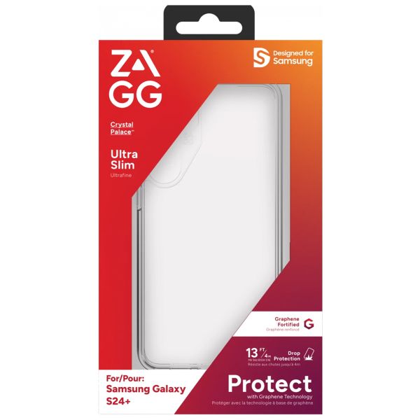 ZAGG Crystal Palace Backcover Samsung Galaxy S24 Plus - Clear