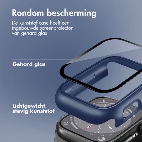 imoshion Full Cover Hardcase Apple Watch 7 / 8 / 9 - 41 mm - Donkerblauw