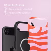 Selencia Vivid Backcover met MagSafe Apple iPhone Air - Dream Swirl Pink