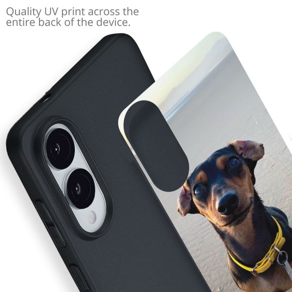 Ontwerp je eigen gel hoesje Samsung Galaxy S25 Edge - Zwart