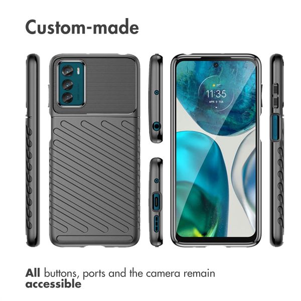 imoshion Thunder Backcover Motorola Moto G42 - Zwart