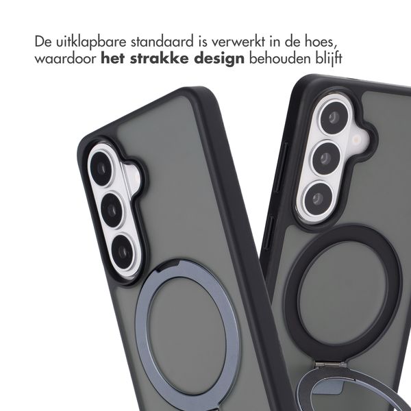 Accezz Ring Stand Backcover met MagSafe Samsung Galaxy S26 - Zwart