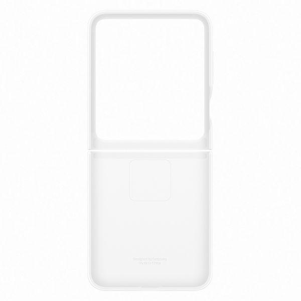 Samsung Originele Silicone Cover Ring Samsung Galaxy Z Flip 6 / Flip 7 FE - White