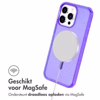imoshion Sparkle Backcover met MagSafe Apple iPhone 15 Pro - Glitter Paars