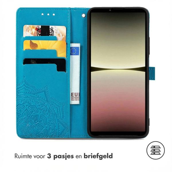 imoshion Mandala Bookcase Sony Xperia 10 V - Turquoise