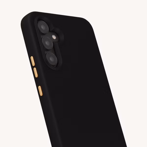Selencia Rivièra MagSafe Backcover met afneembare haakjes Samsung Galaxy A54 (5G) - Velvet Black