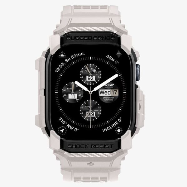 Spigen Rugged Armor™ Pro Case Apple Watch Series 10 / 11 - 46 mm - Dune Beige