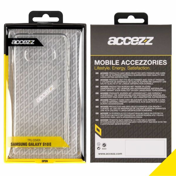 Accezz Clear Backcover Samsung Galaxy S10e - Transparant