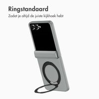 Accezz Color Backcover met MagSafe en Ringstand Samsung Galaxy Z Flip 8 - Grijs