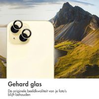 imoshion 2 Pack Camera lens protector Apple iPhone 15 / 15 Plus - Yellow