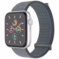 imoshion Nylon bandje Apple Watch Series 1 t/m 9 / SE (38/40/41 mm) | Series 10 / 11 (42 mm) - Ash Green