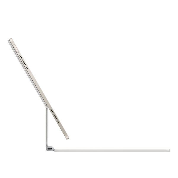 Apple Magic Keyboard iPad Air 13 inch (2025) M3 / (2024) M2 - QWERTY NL - Draadloos toetsenbord - Wit