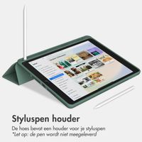 Accezz Smart Silicone Bookcase Apple iPad 6 (2018) 9.7 inch / iPad 5 (2017) 9.7 inch - Donkergroen
