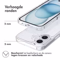 Accezz Xtreme Impact Backcover Apple iPhone 16 - Transparant