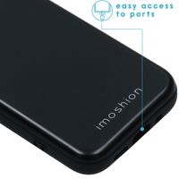 imoshion Backcover met pashouder iPhone 12 Mini - Zwart