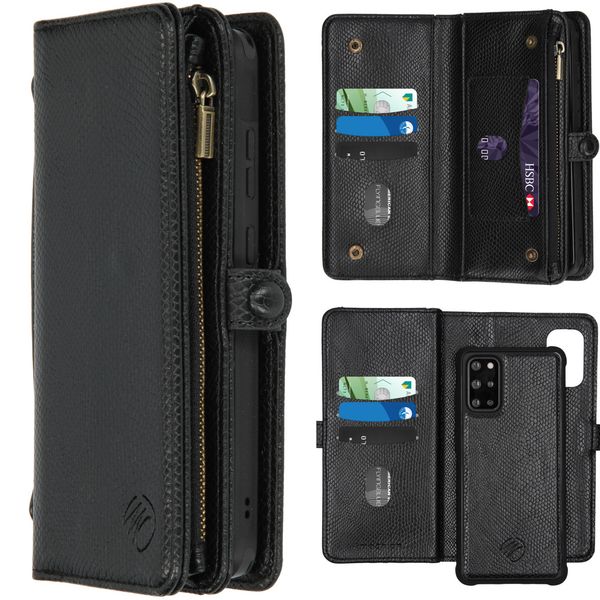 imoshion 2-in-1 Wallet Bookcase Samsung Galaxy S20 Plus - Black Snake