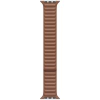 Apple Leather Link Apple Watch Series 1-9 / SE - 38/40/41 mm / Series 10 - 42 mm - Maat M/L - Saddle Brown