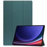 imoshion Trifold Bookcase Samsung Galaxy Tab S10 Ultra / Tab S9 Ultra - Donkergroen