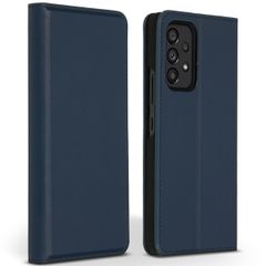 Accezz Premium Leather Slim Bookcase Samsung Galaxy A53 - Donkerblauw