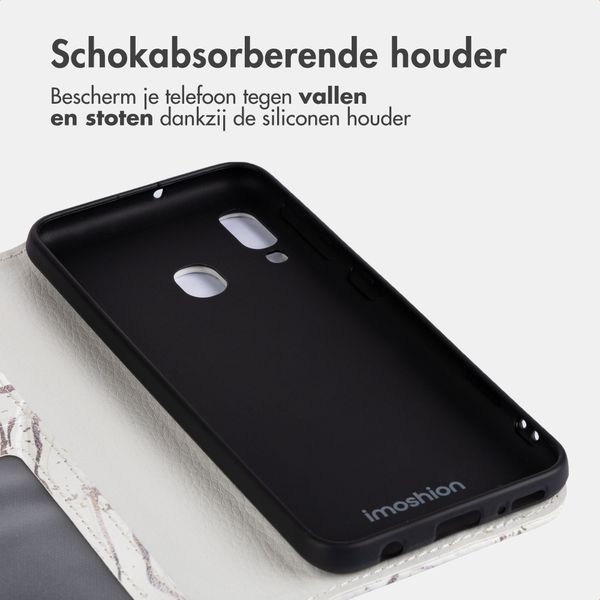 imoshion Design Bookcase Samsung Galaxy A20e - Sandy Marble