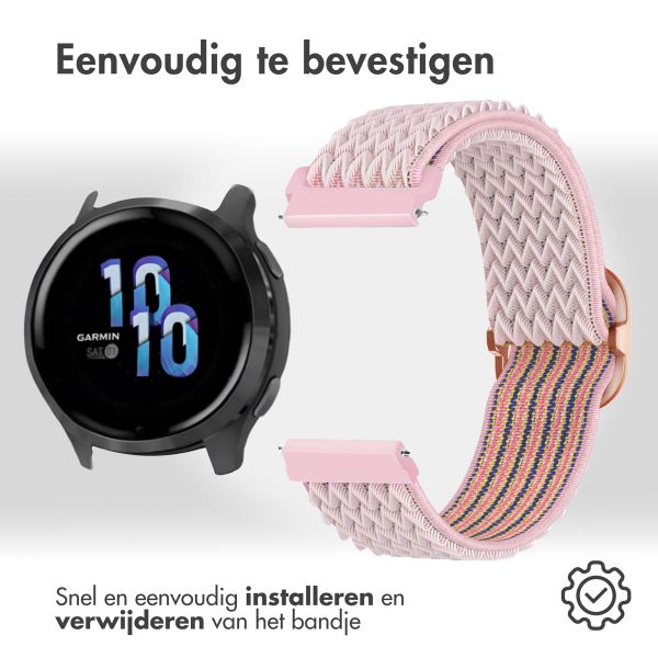 imoshion Elastisch nylonbandje  - Universeel 22 mm aansluiting - Roze