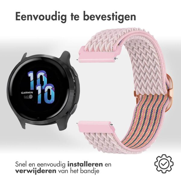 imoshion Elastisch nylon bandje - Universeel 22 mm aansluiting - Roze