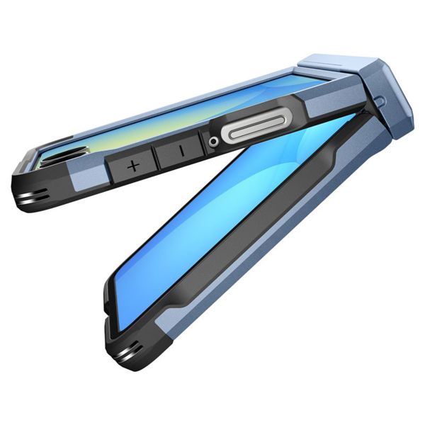 Spigen Tough Armor Pro Backcover MagFit Samsung Galaxy Z Flip 7 - Sierra Blue