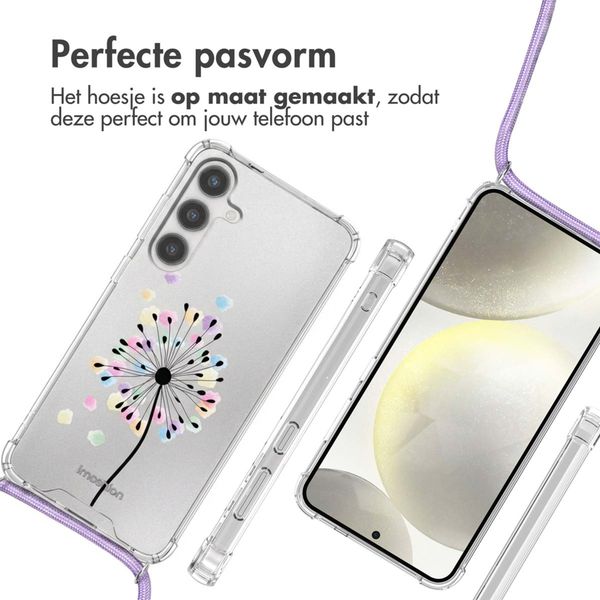 imoshion Design hoesje met koord Samsung Galaxy S24 - Sandstone Dandelion