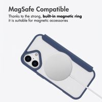 imoshion Transparante Bookcase met MagSafe Apple iPhone 17 - Blauw