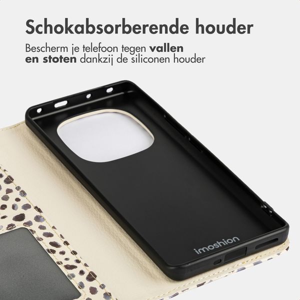 imoshion Design Bookcase Xiaomi Redmi Note 14 Pro Plus (5G) - Black And White Dots