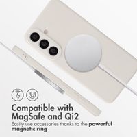 imoshion Colour Back Cover with MagSafe Samsung Galaxy S26 FE - Beige